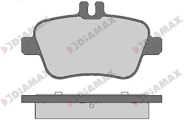 Kit de plaquettes de frein, frein à disque DIAMAX N09672