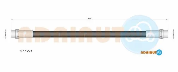 Flexible de frein ADRIAUTO 27.1221