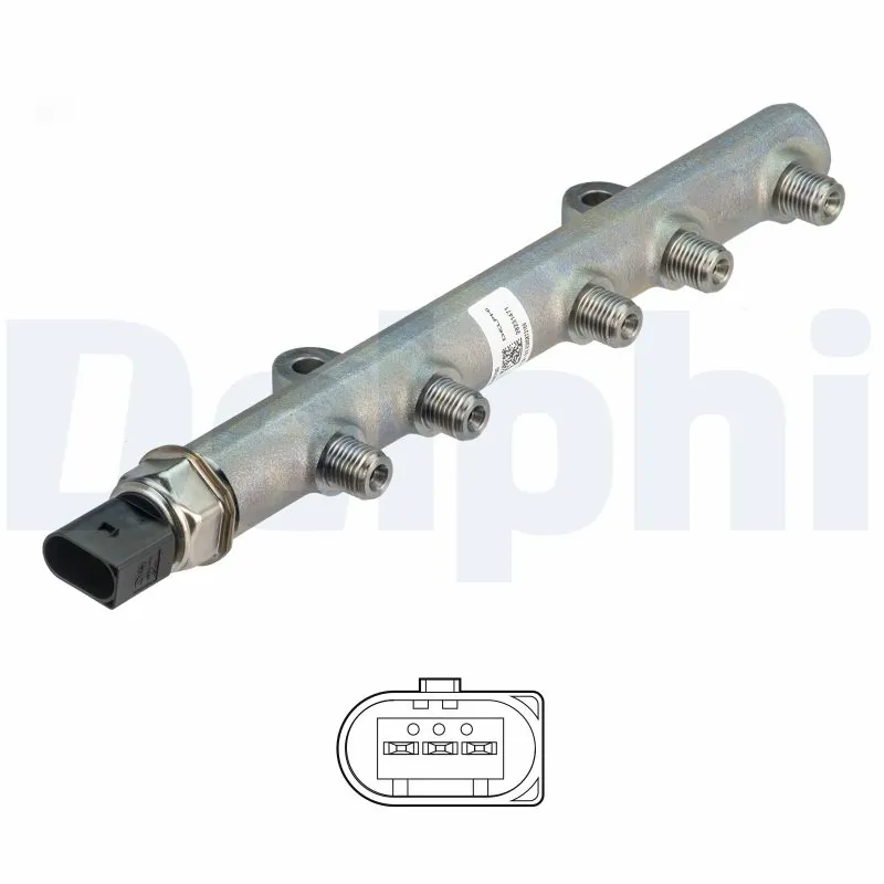 Tube de distributeur, carburant DELPHI 28231471-12B1