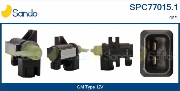 Transmetteur de pression, contrôle des gaz d'échappement SANDO SPC77015.1