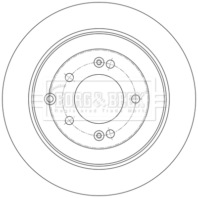 Disque de frein BORG & BECK BBD5591