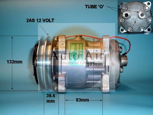 Compresseur, climatisation AUTO AIR GLOUCESTER 14-5702