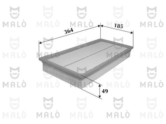 Filtre à air AKRON-MALÒ 1500021