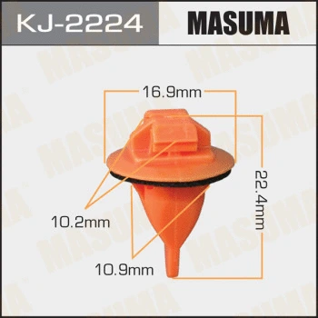 Clip, enjoliveur MASUMA KJ-2224