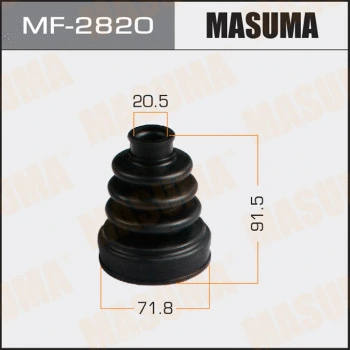 Jeu de joints-soufflets, arbre de commande MASUMA MF-2820