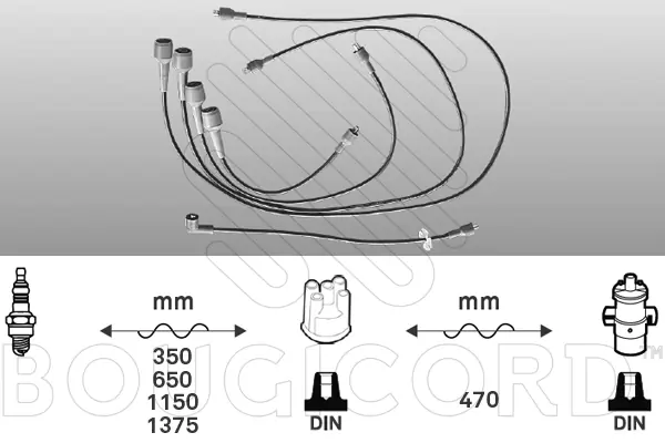 Kit de câbles d'allumage EFI AUTOMOTIVE 3114