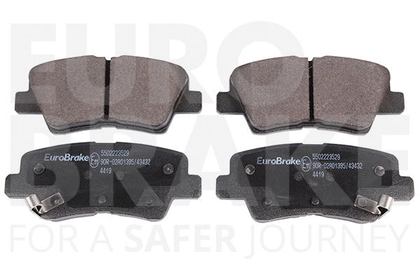 Kit de plaquettes de frein, frein à disque EUROBRAKE 5502223529