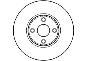Disque de frein ABTEX BD1066V