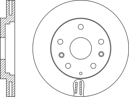 Disque de frein FIT FR0609V