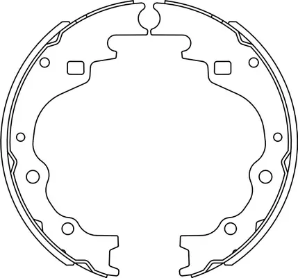 Jeu de mâchoires de frein SB BS25349