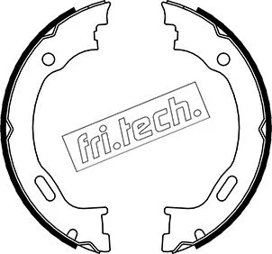 Jeu de mâchoires de frein, frein de stationnement fri.tech. 1052.129