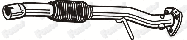 Tuyau d'échappement FONOS 10592