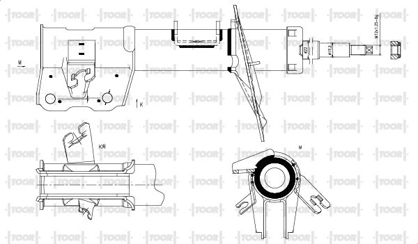Amortisseur TOOR SG16001