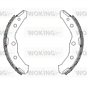 Mâchoire de frein WOKING Z4547.00
