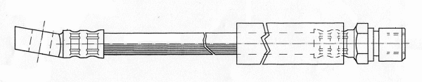 Flexible de frein CEF 510860