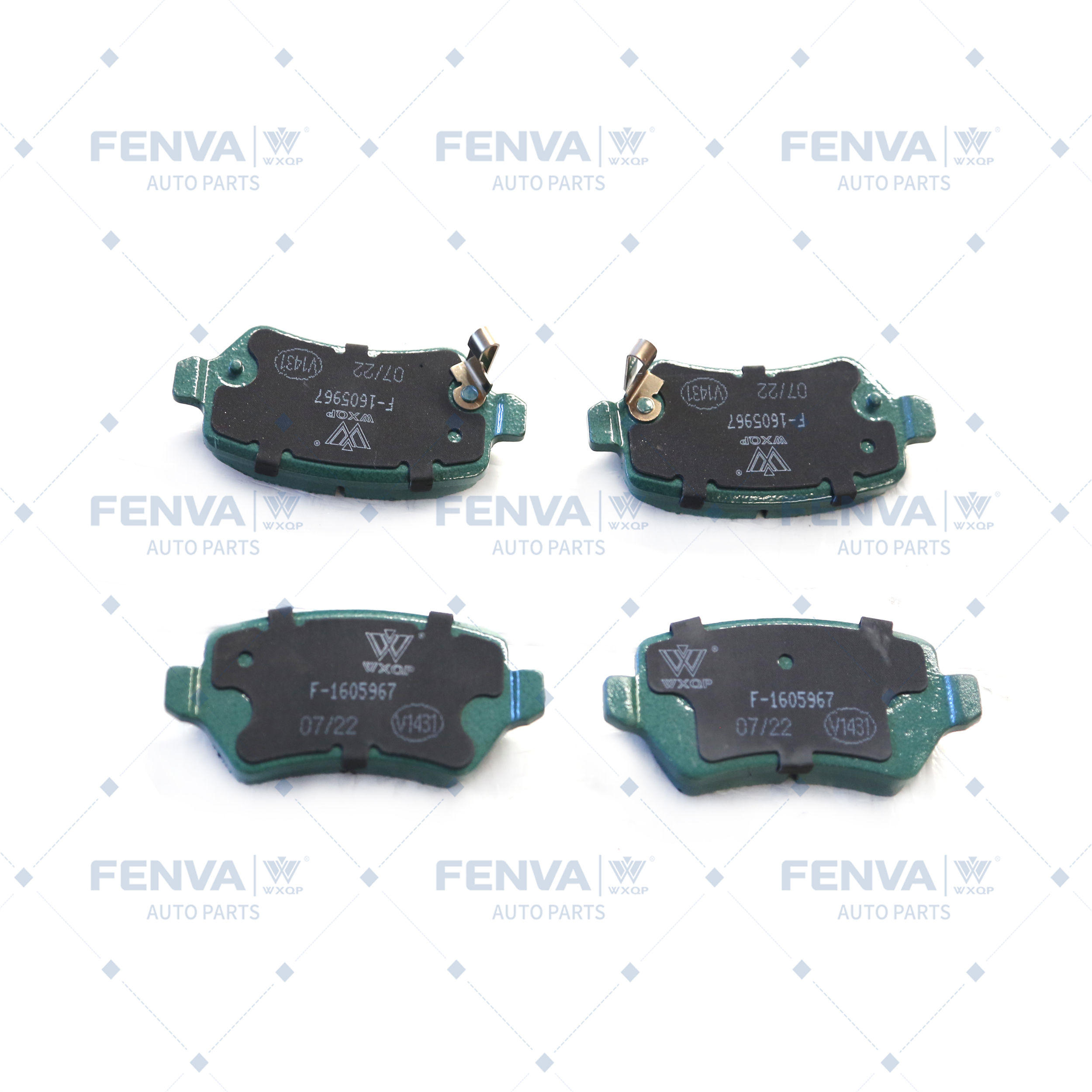 Kit de plaquettes de frein, frein à disque WXQP 540055