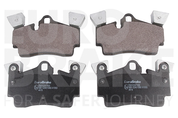 Kit de plaquettes de frein, frein à disque EUROBRAKE 55022247100