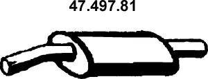 Silencieux central EBERSPÄCHER 47.497.81