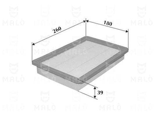 Filtre à air AKRON-MALÒ 1500250