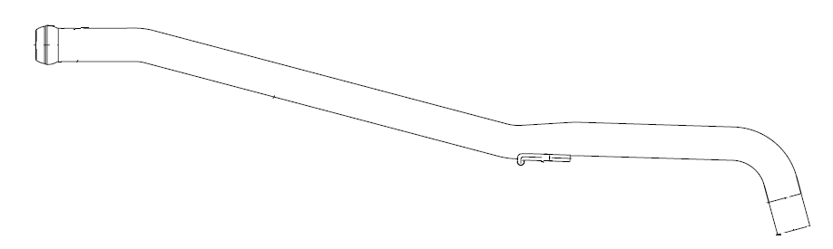 Tuyau d'échappement Vellerand 14593