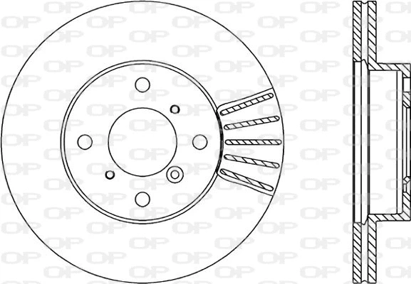Disque de frein OPEN PARTS BDR1823.20
