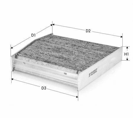 Filtre, air de l'habitacle TECNECO FILTERS CK9408C