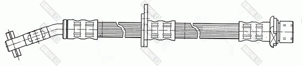 Flexible de frein GIRLING 9004407