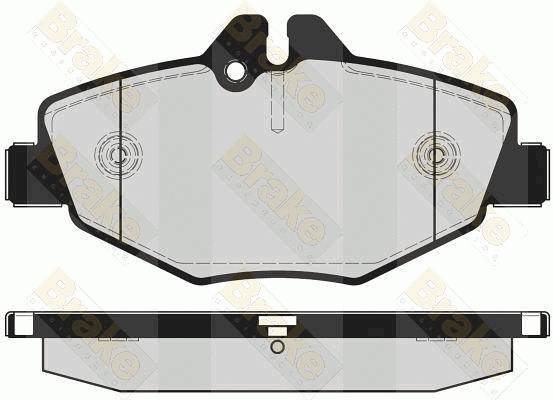 Kit de plaquettes de frein, frein à disque Brake ENGINEERING PA1634