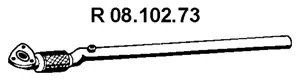 Tuyau d'échappement EBERSPÄCHER 08.102.73