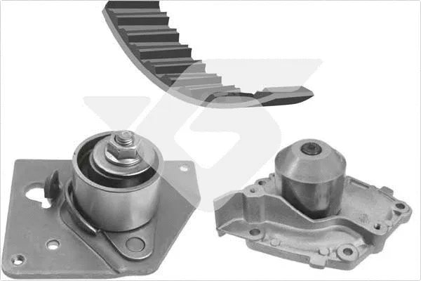 Pompe à eau + kit de courroie crantée HUTCHINSON KH 151WP55
