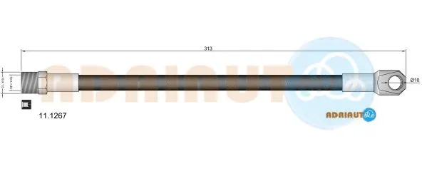 Flexible de frein ADRIAUTO 11.1267
