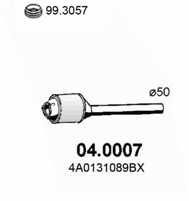 Catalyseur ASSO 04.0007