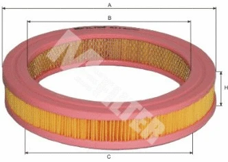 Filtre à air MFILTER A 114