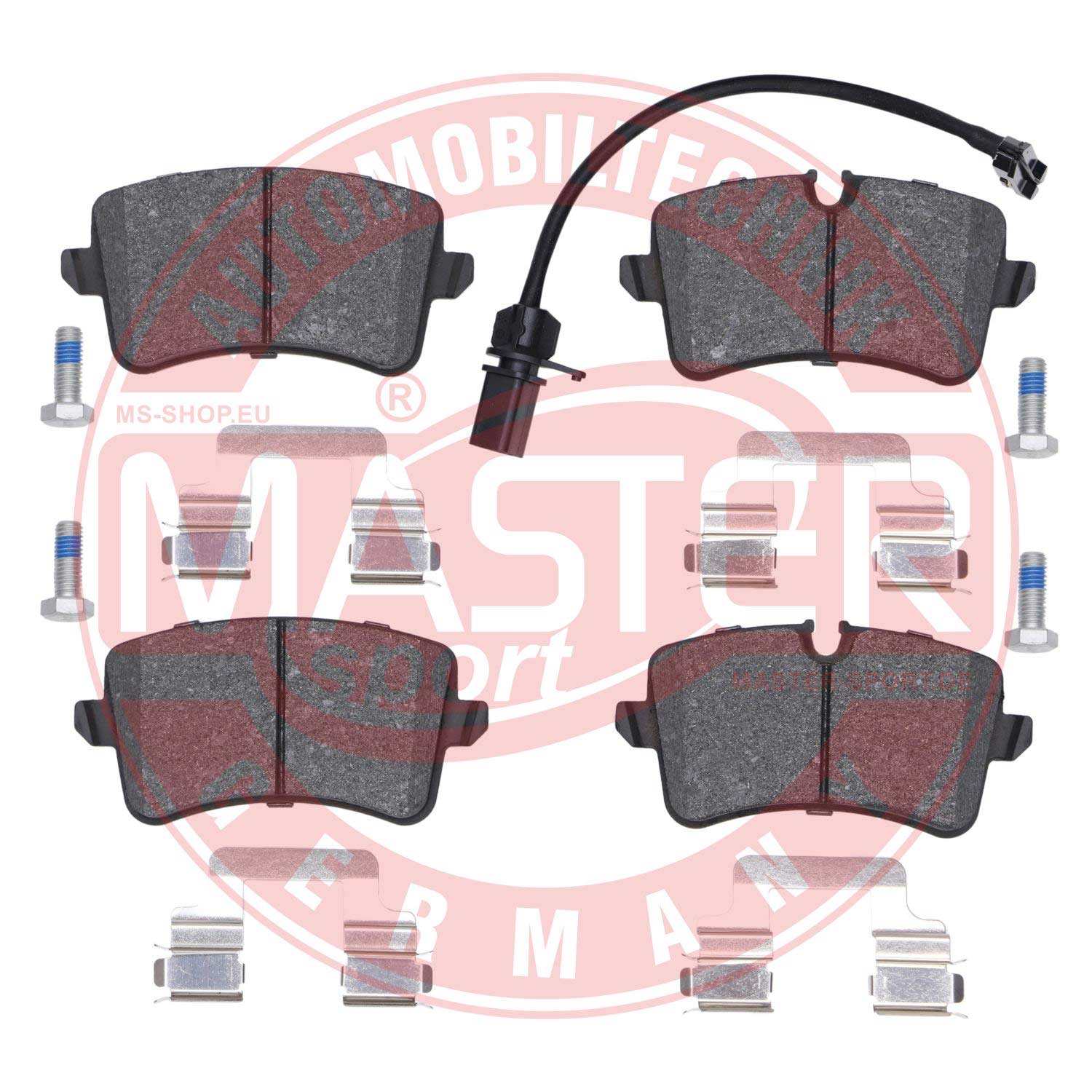 Kit de plaquettes de frein, frein à disque MASTER-SPORT GERMANY 13046027702N-SET-MS