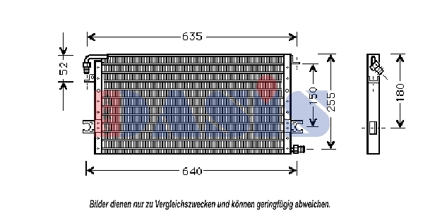 Condenseur, climatisation AKS DASIS 212030N