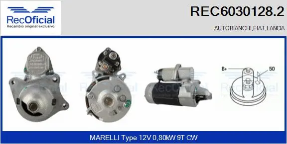 Démarreur RECOFICIAL REC6030128.2