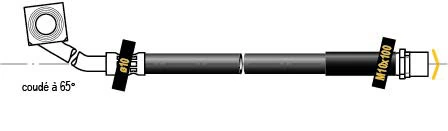 Flexible de frein MGA F7179