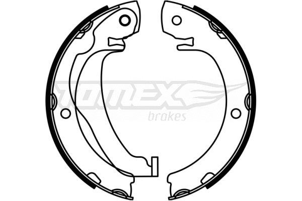 Jeu de mâchoires de frein TOMEX Brakes TX 23-05