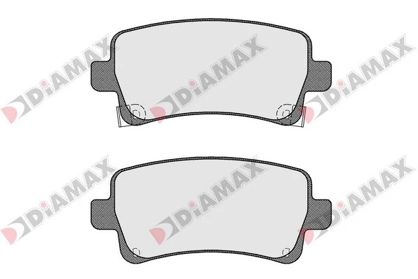 Kit de plaquettes de frein, frein à disque DIAMAX N09497