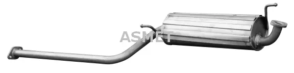 Silencieux arrière ASMET 15.013