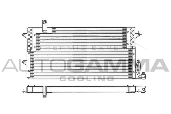 Condenseur, climatisation AUTOGAMMA 101734