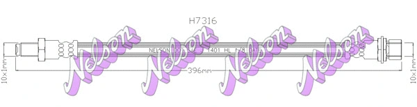 Flexible de frein KAWE H7316