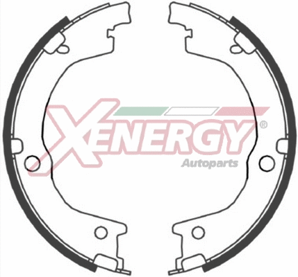 Jeu de mâchoires de frein AP XENERGY X50518