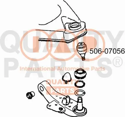Rotule de suspension IAP QUALITY PARTS 506-07056