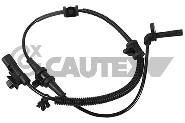Capteur, vitesse de roue CAUTEX 755317