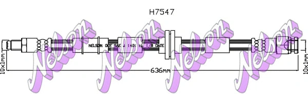 Flexible de frein BROVEX-NELSON H7547