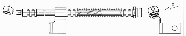 Flexible de frein CEF 512294