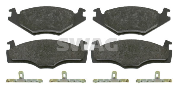 Kit de plaquettes de frein, frein à disque SWAG 30 91 6005