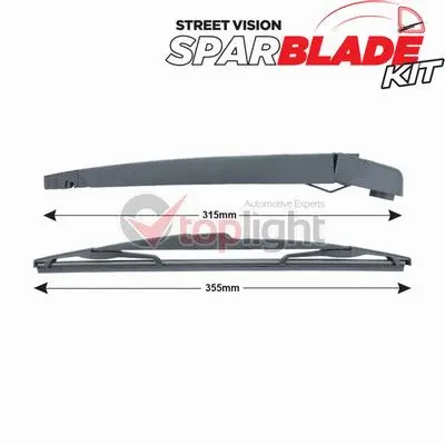 Kit de bras d'essuie-glace, nettoyage des vitres AE TOPLIGHT TRA-O1Z2