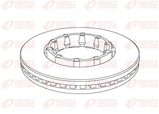 Disque de frein REMSA NCA1152.20